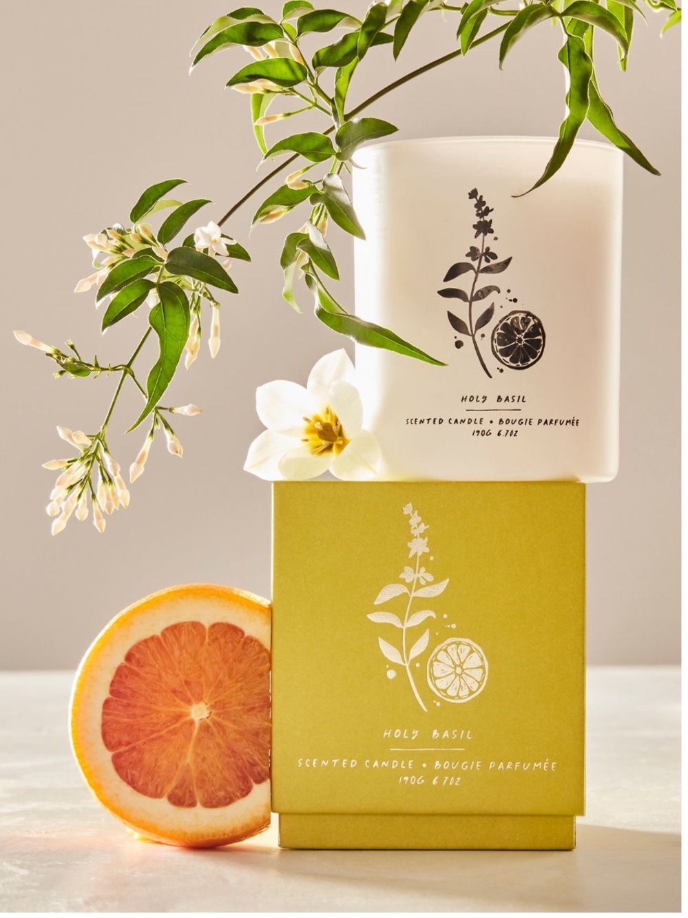 NIB Free People Holy Basil & Blood Orange Candle